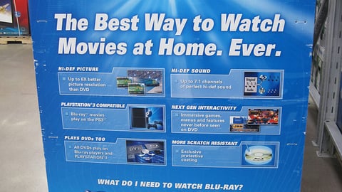 Blu-ray Disc Sign