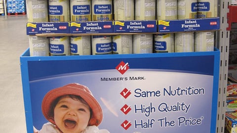 Member's Mark Infant Formula Pallet