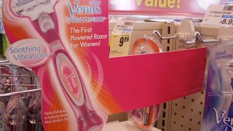 CVS Venus Vibrance Shelf Sign