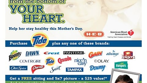 H-E-B/P&G Mother's Day Feature