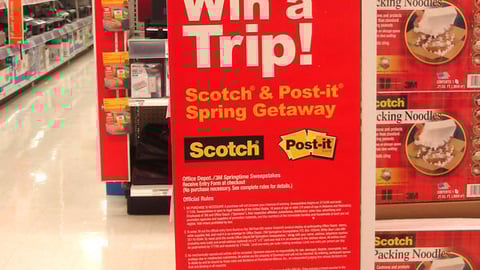 Office Depot/3M Sweeps Aisle Violator