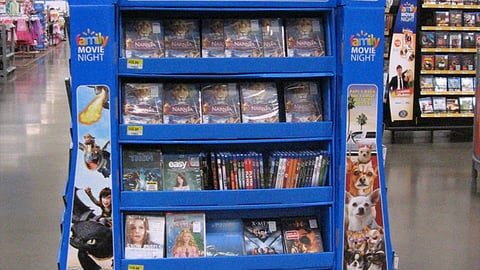 Walmart 'Family Movie Night' Pallet Display