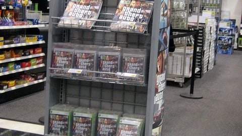 Best Buy "Grand Theft Auto IV" Mobile Floorstand