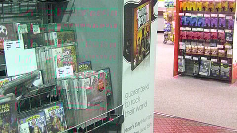 Circuit City 'Guitar Hero III' Side Panel