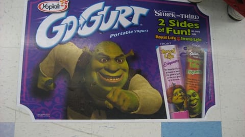 Gogurt 'Shrek the Third' Floor Cling
