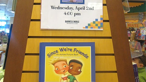 Barnes & Noble Autism Awareness Month Endcap