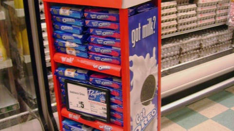 Oreo Milk Carton Floorstand