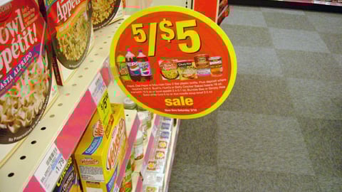 CVS ExtraCare Shelf Sign