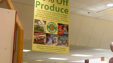 Stop & Shop/P&G Ceiling Hanger