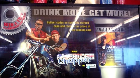 7-Eleven/Coca-Cola/ 'American Chopper' Translite