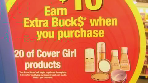 CVS CoverGirl Offer Shelf Sign