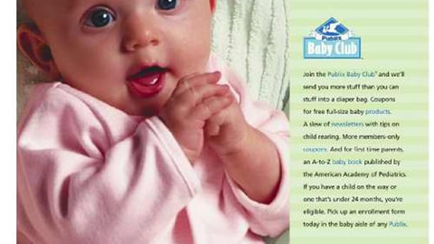 Publix Baby Club Ad