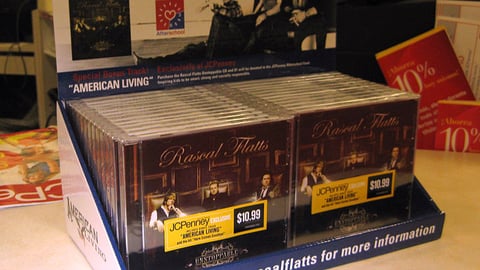 Rascal Flatts 'Unstoppable' CD Counter Display