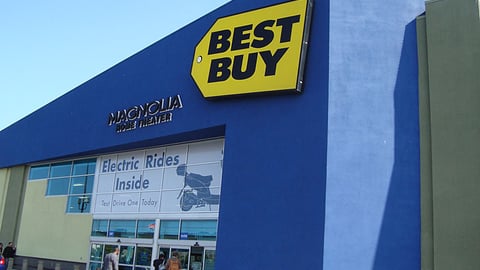 Best Buy Electric Scooter Window Banner