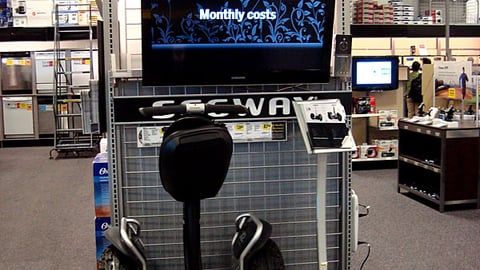 Best Buy Segway Endcap