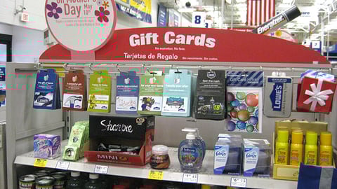 Lowe's Mother's Day Gift Card Lug-On