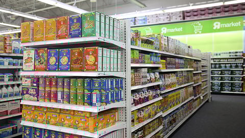 Toys "R" Us "R" Market Cereal Aisle