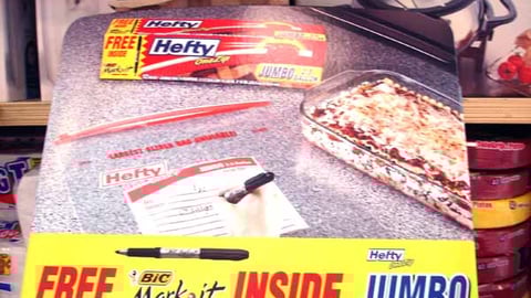 Bic/Hefty Co-Branded Header