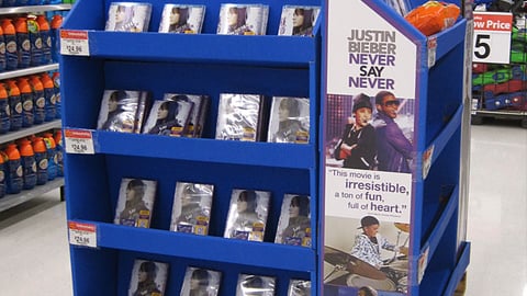 Walmart 'Never Say Never' Pallet Display