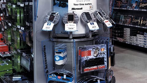 Microsoft Pocket PC PDA Endcap