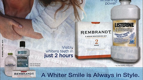 Johnson & Johnson 'Dare to Wear White' FSI