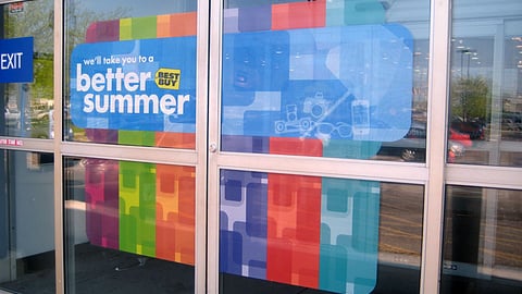 Best Buy 'Better Summer' Window Cling
