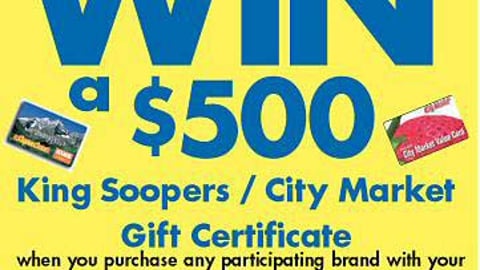 King Soopers/Masterfoods Co-Promotion