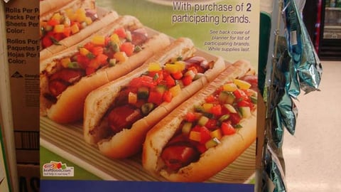 Kraft Party Book Freestanding Display