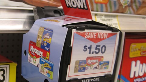 Kimberly-Clark Coupon Dispenser