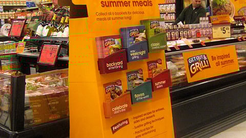 Safeway 'Get Out & Grill!' Brochure Standee