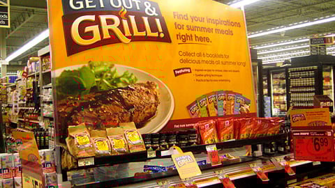 Safeway 'Get Out & Grill!' Sign