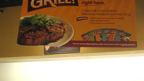 Safeway 'Get Out & Grill!' Ceiling Banner