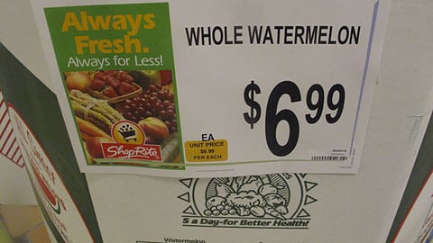 ShopRite 'Always Fresh' Produce Sign