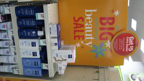 CVS 'Semi-Annual Beauty Sale' Endcap