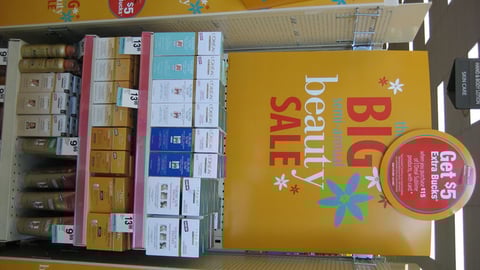 CVS 'Semi-Annual Beauty Sale' Endcap