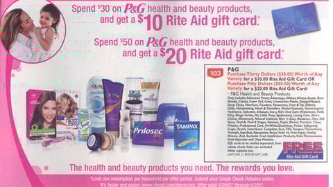 Rite Aid P&G Feature