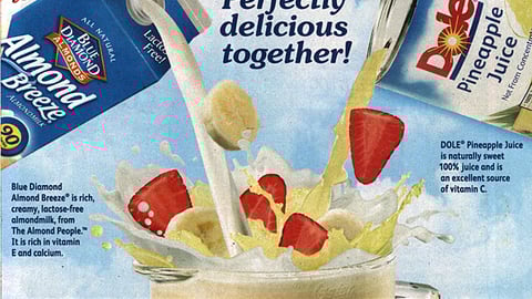 Almond Breeze Dole 'Delicious Together' FSI