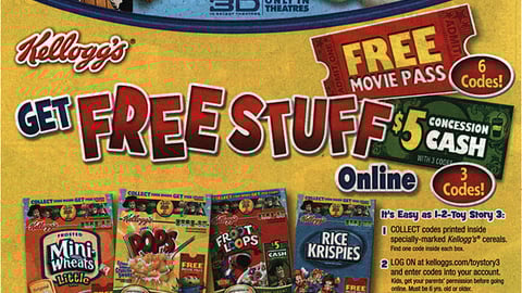 Kellogg's 'Toy Story 3' FSI