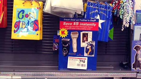 Kmart/American Greetings/Remington Counter Card