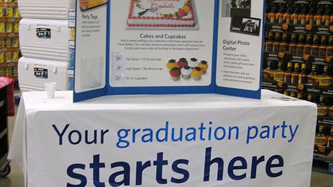 Sam's Club 'Graduation Party' Display