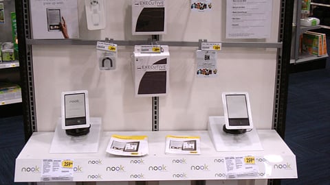 Best Buy Nook Display