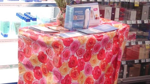 CVS Neutrogena Table