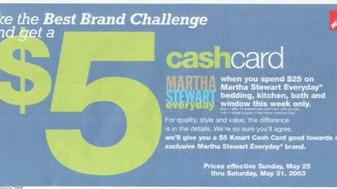 Kmart Brand Challenge - Martha Stewart
