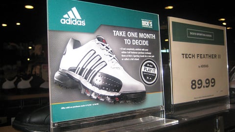  Adidas Dick's Sporting Goods Counter Sign