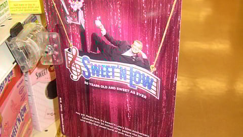 Sweet 'N Low Regis Philbin Shelf Talker