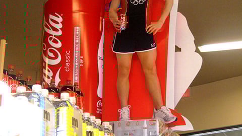 Coca-Cola Olympics Standee