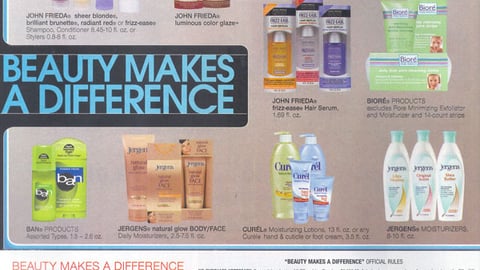 Kao/Eckerd Sweeps Feature