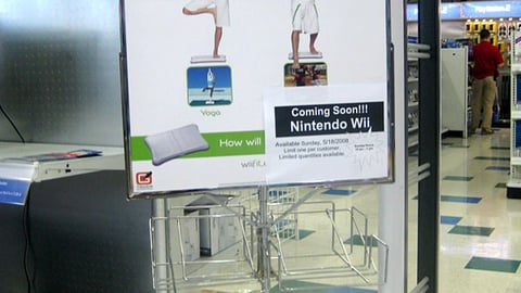 Toys "R" Us Wii Fit Stanchion Sign 