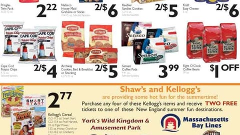 Shaw's Kellogg's Feature