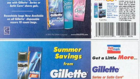 Pathmark Gillette Co-FSI